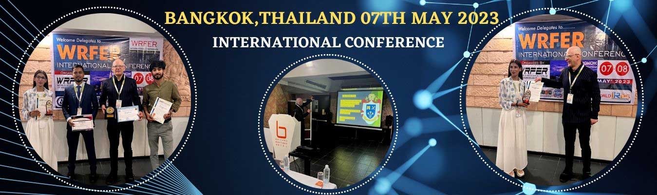 WRFER International Conference in Bangkok, Thailand, May 7, 2023