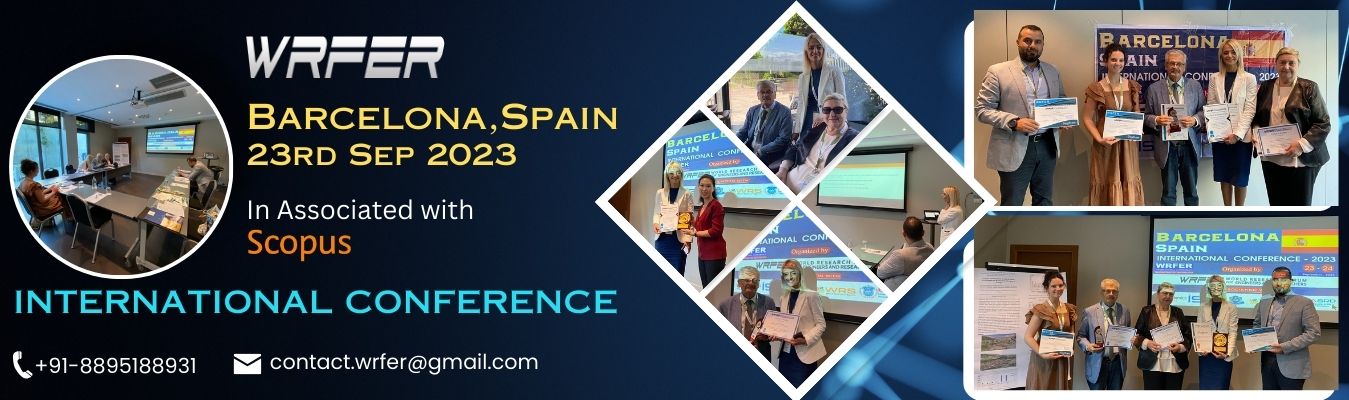 WRFER International Conference in Barcelona, Spain, September 23, 2023