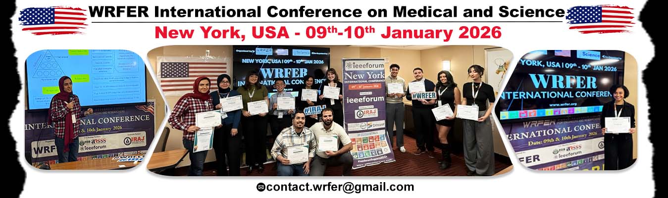 WRFER International Conference in New York, USA, January 9-10, 2026